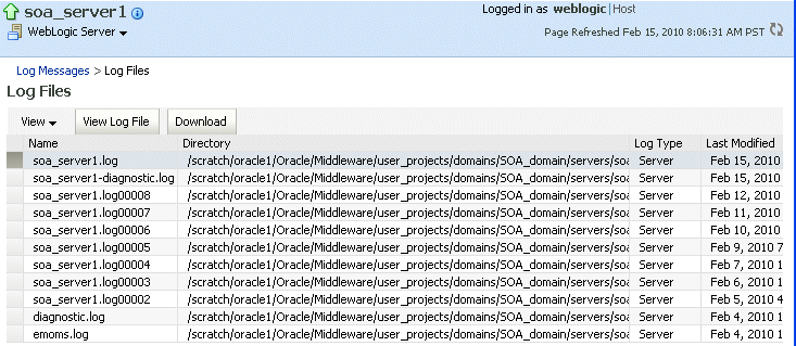 Description of viewlog.gif follows