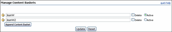 Surrounding text describes manage_baskets.gif.