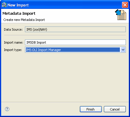 The selected IMS/DB