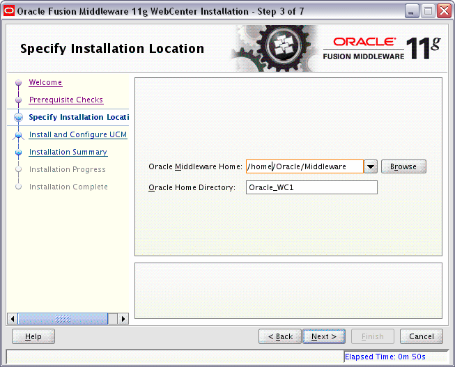 welcome screen