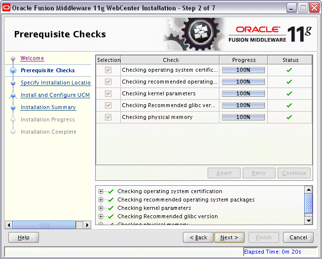 welcome screen
