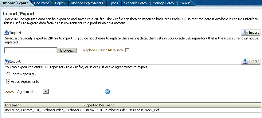Import/export