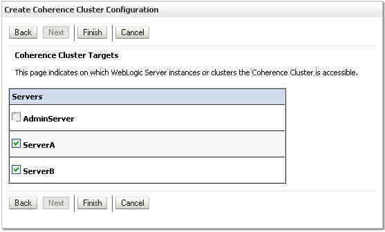 Choosing Coherence Cluster Targets