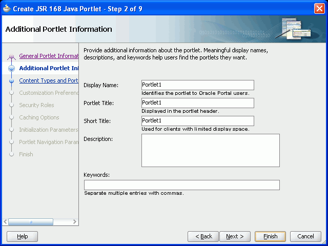 Shows Name and Attribution page.