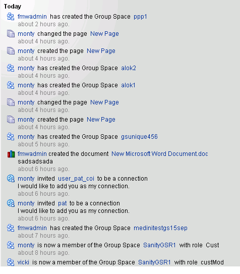 Activity Stream - Quick View task flow