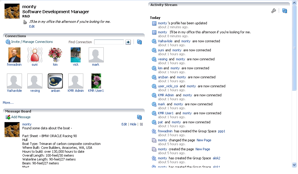 Profile Gallery task flow
