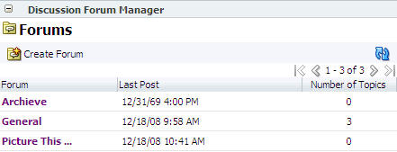 New discussion forum (Picture This)