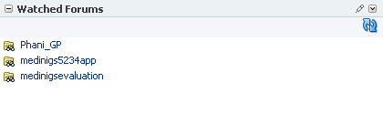 Watched Forums task flow