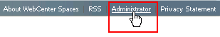 Administrator link