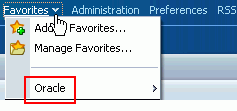 New folder on Favorites menu