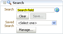 Search Main View task flow