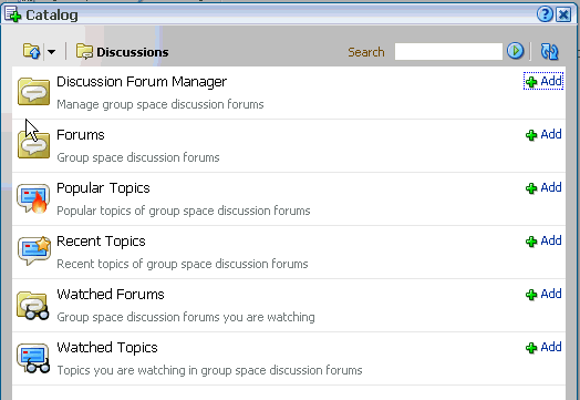 Discussions task flows