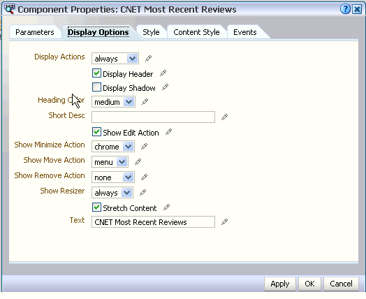 Changing the RSS header