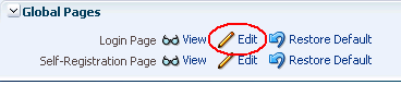 Edit Icon for Login Page
