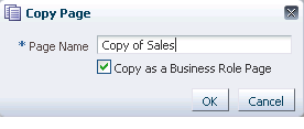 Naming a Copied Page