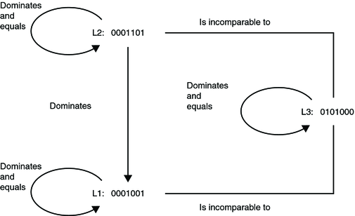 image:The context describes the label relationships in the graphic.