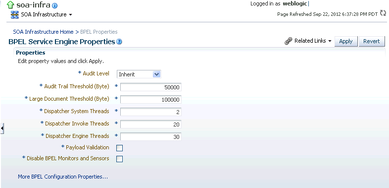 Description of soaadmin_bpel_props.gif follows