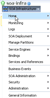 Description of soainfra_menu2.gif follows