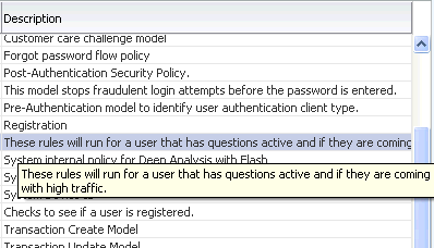 Description tooltip