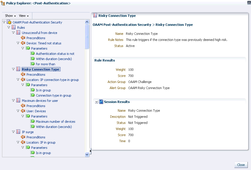The Policy Explorer is shown.