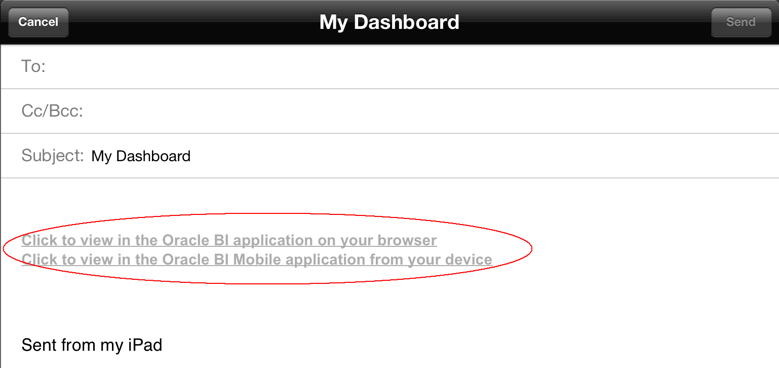 Sending BI Content as Embedded URLs in Email