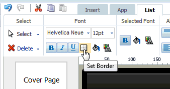 Set border