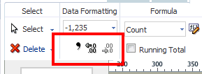 Decimal position