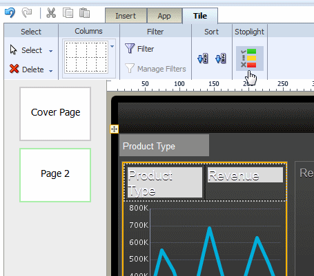 Adding stoplight formatting
