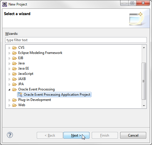 Description of newproject_oep.png follows