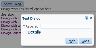 dialog component