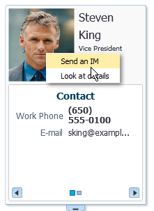 hierarchy viewer context menu