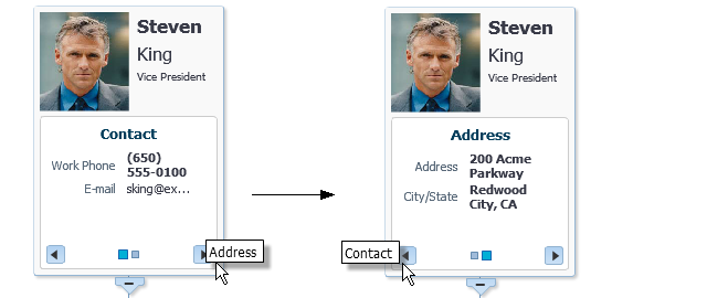 Panel card views at runtime.