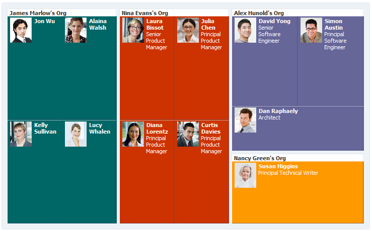 Treemap Displaying Advanced Node Content