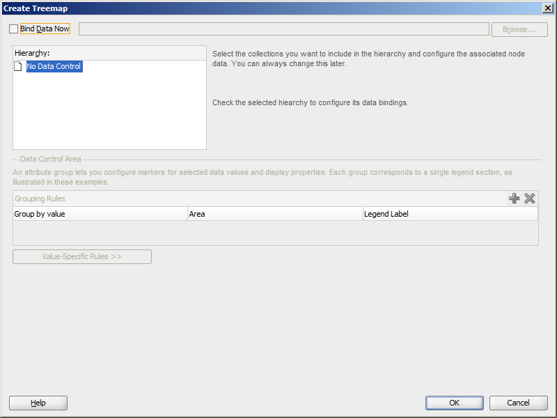 Create Treemap Dialog - UI First