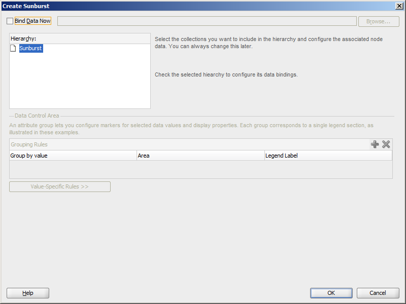 Create Sunburst Dialog - UI First