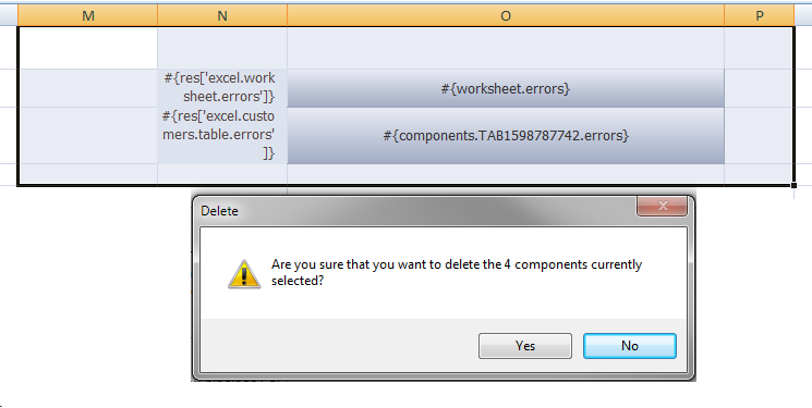 Removing Multiple ADF Desktop Integration Components