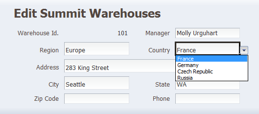 Runtime Dependent List of Values in an Excel Worksheet