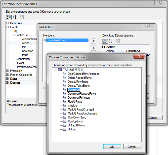 The Choose Component Method Dialog Box