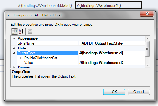 The ADF Output Text Component