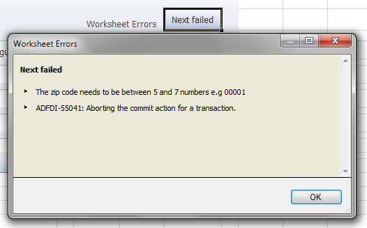 DisplayWorksheetErrors runtime menu.