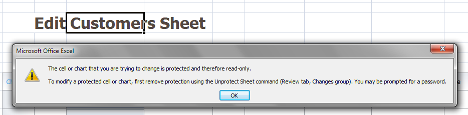 Worksheet Protection Error at Runtime