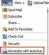 Document Viewer File Menu