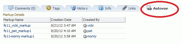 Document Viewer: AutoVue Pane