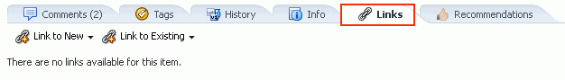 Links Pane