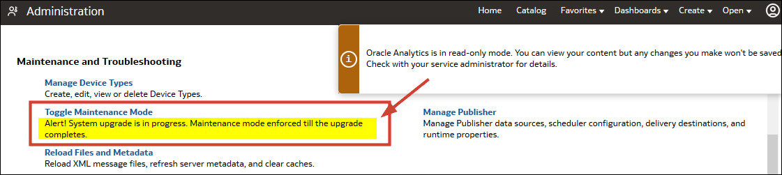 modo de mantenimiento de solo lectura modo de mantenimiento de solo lectura