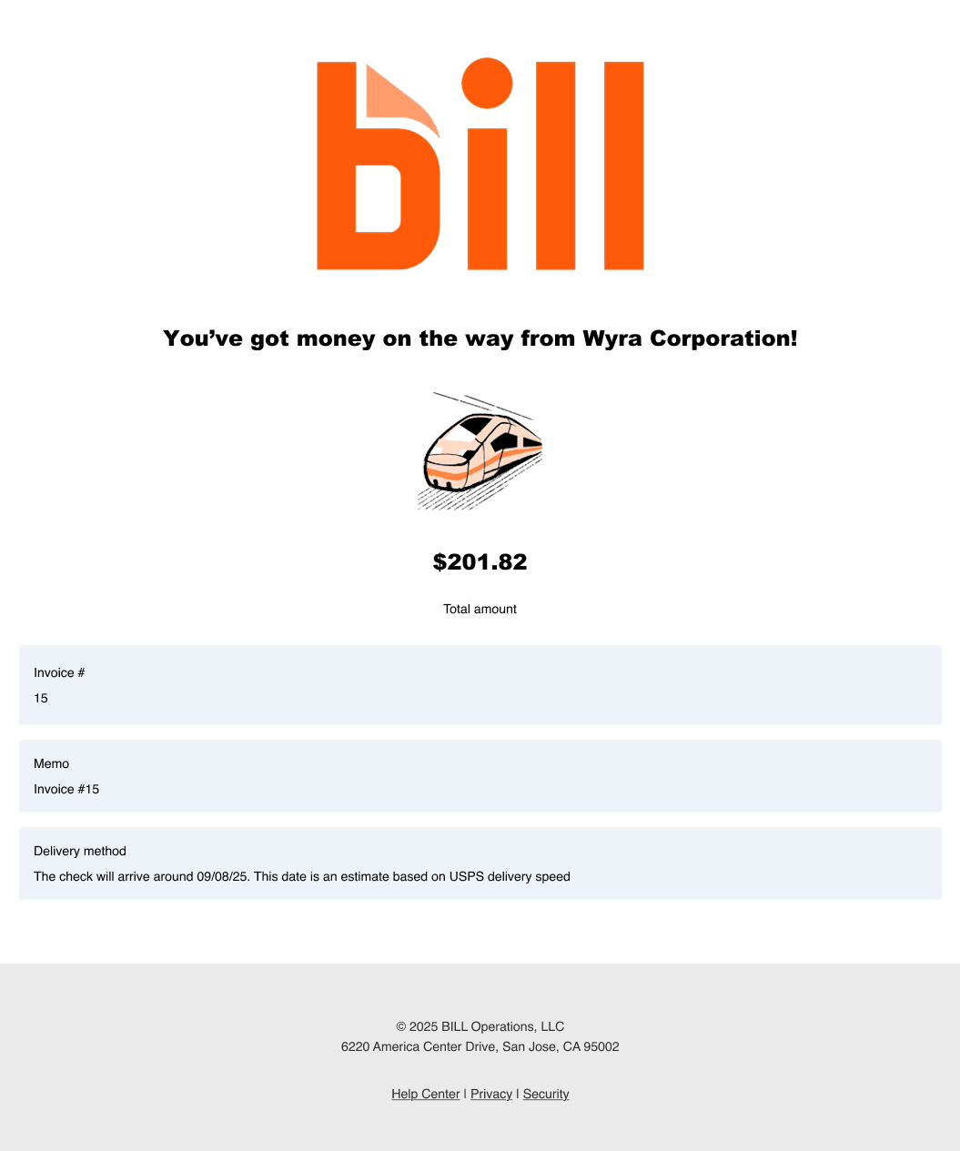 BILL email