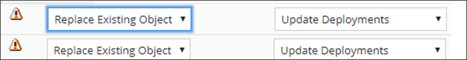 Upgrade conflicts subset view