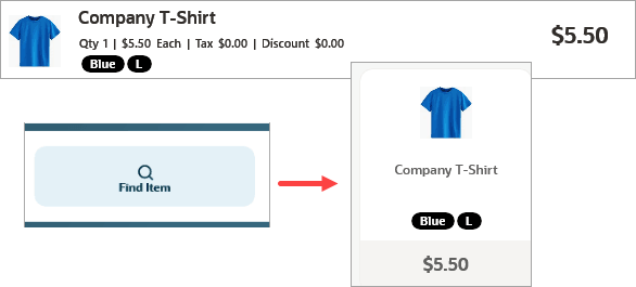 Example journal and search matrix item
