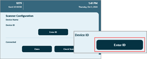 Scanner configuration