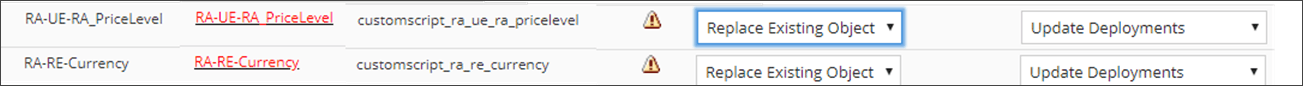 Bundle upgrade conflicts